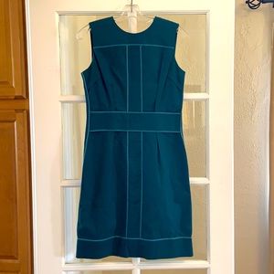 Teal dress (office to cocktails)